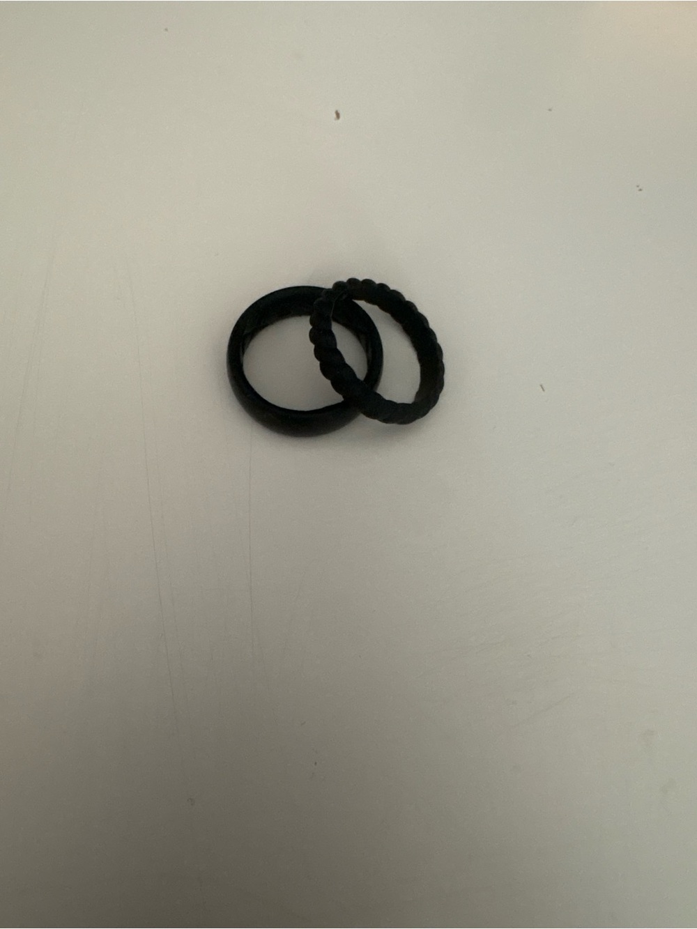 Mixed Color Twisted Ring Set - Picture 5 of 6